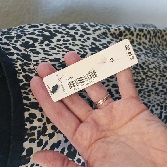 NWT Worthington cheetah skirt size 14 - Picture 3 of 5